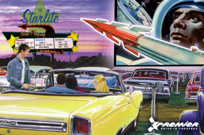 Starlite Drive-In Theatre with Community Professionals Brokerage, Coldwell Banker Real Estate.